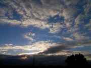 autumn sky in Setagaya